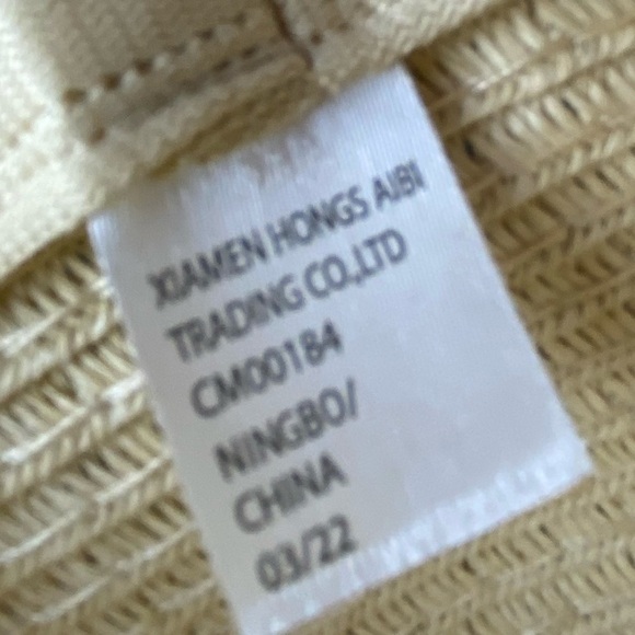 Straw sun hat with colorful bow - Picture 5 of 7